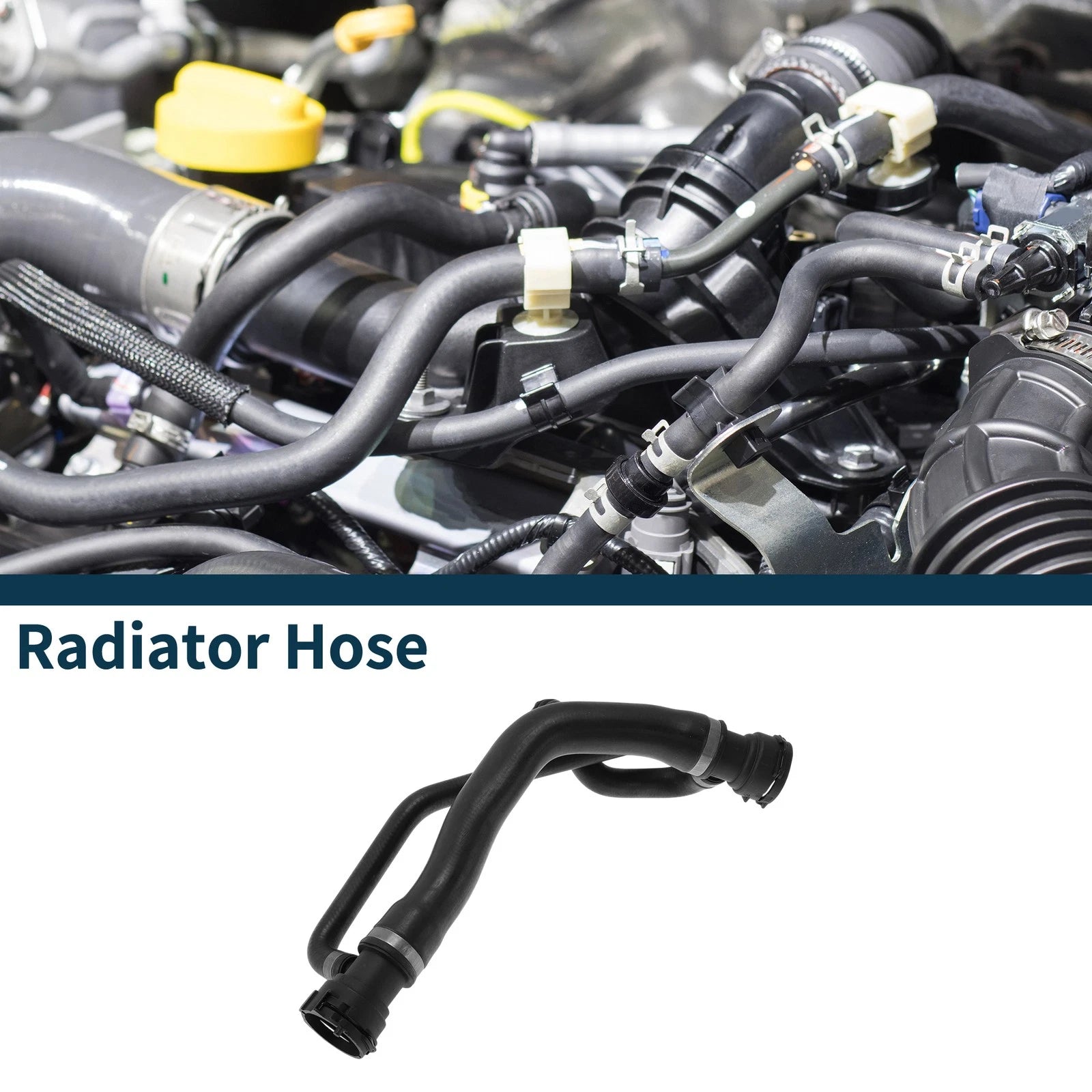 Radiator Hose for BMW E60 550i (2006–2010) No. 17127534918 Rubber