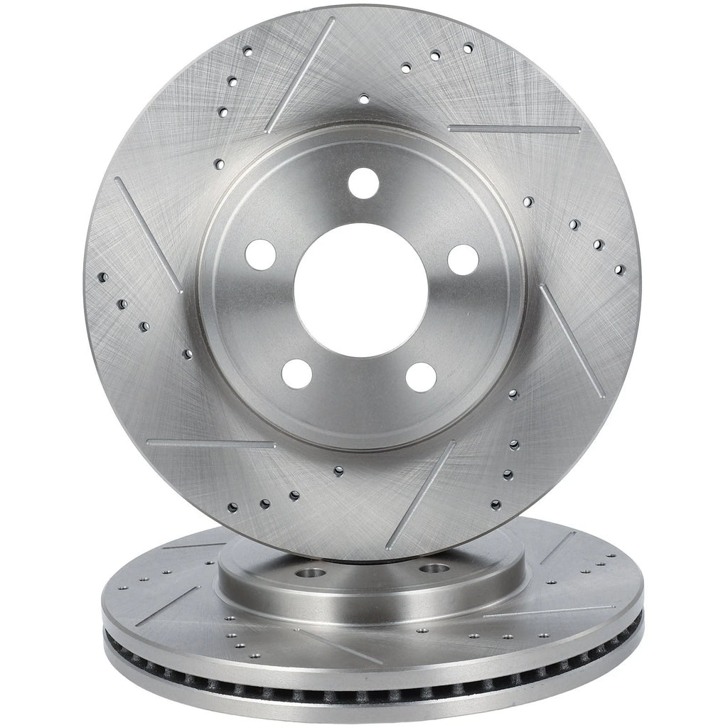 Front Drilled Slotted Brake Rotors for Mercury Grand Marquis (2003–2011)