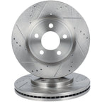 Front Drilled Slotted Brake Rotors for Mercury Grand Marquis (2003–2011)