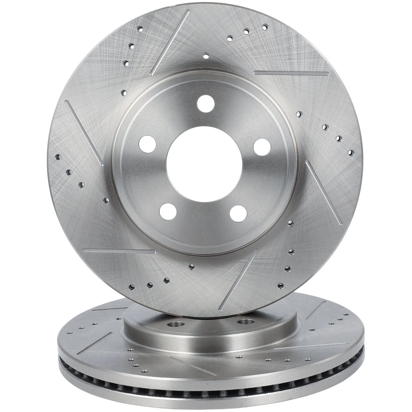 Front Drilled Slotted Brake Rotors for Mercury Grand Marquis (2003–2011)