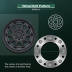 4X 8x180 Wheel Spacers 1.5" 14x1.5 for Silverado Sierra 2500HD 3500HD (2011–2023)