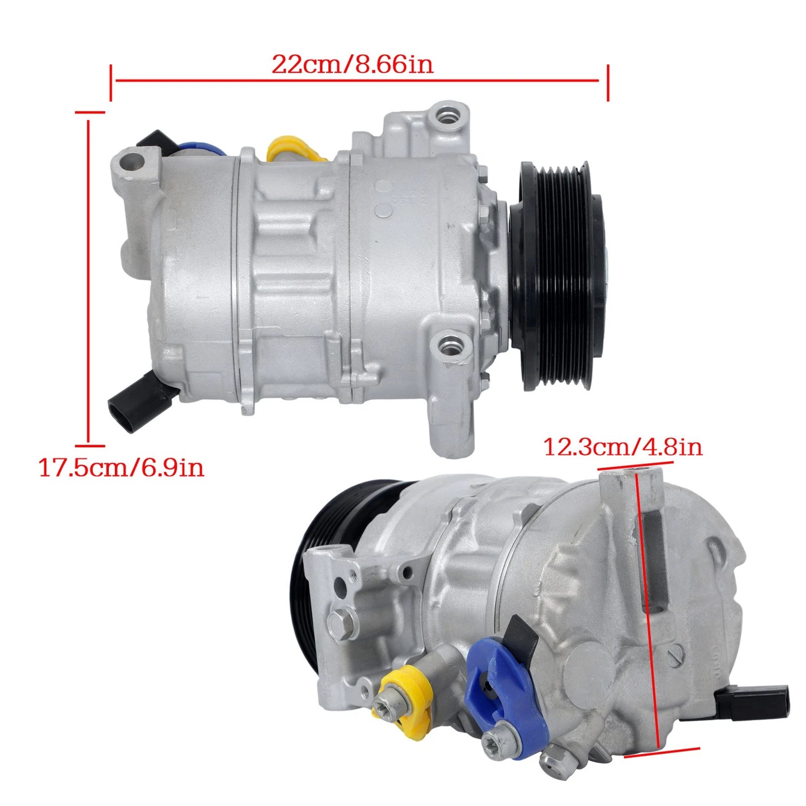 AC Compressor & Clutch for Audi A4 A6 Q7 (2016-2020)