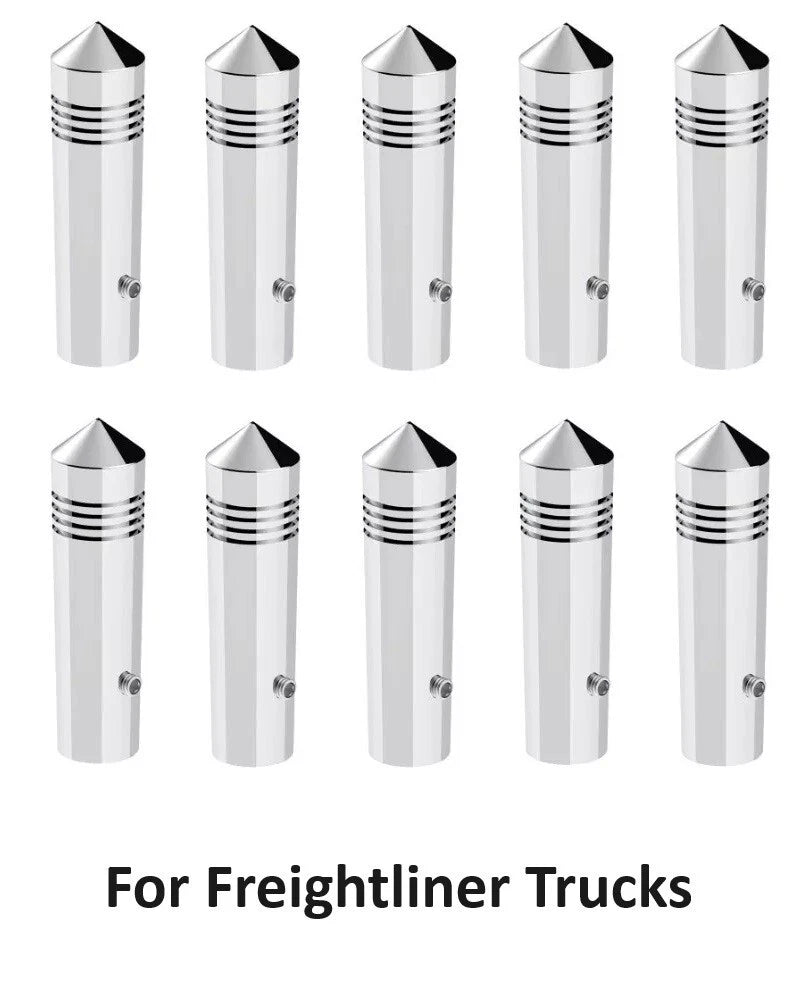 Chrome Spike Toggle Switch Extensions for Freightliner FLAT (2-3/8")