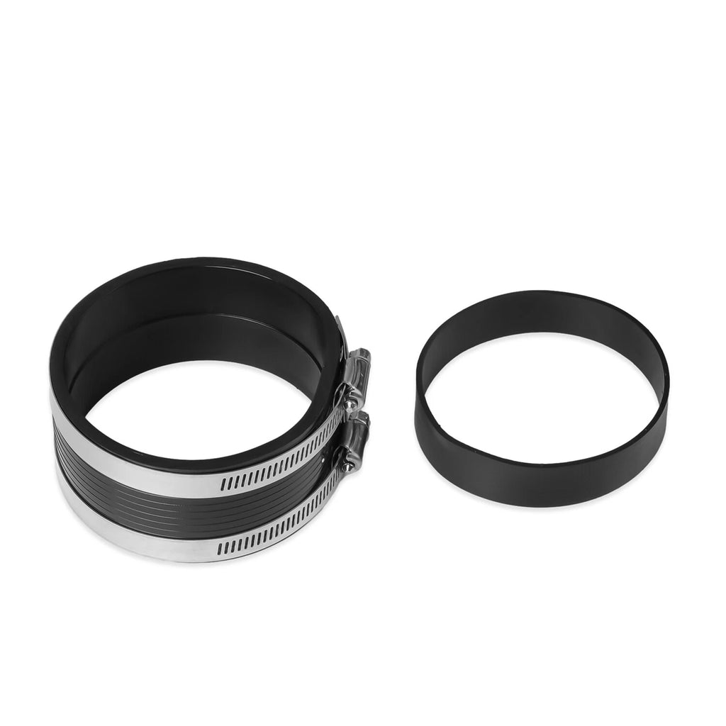 Air Intake Coupler with Clamps for 4" O.D to 4" or 4" to 3.75"