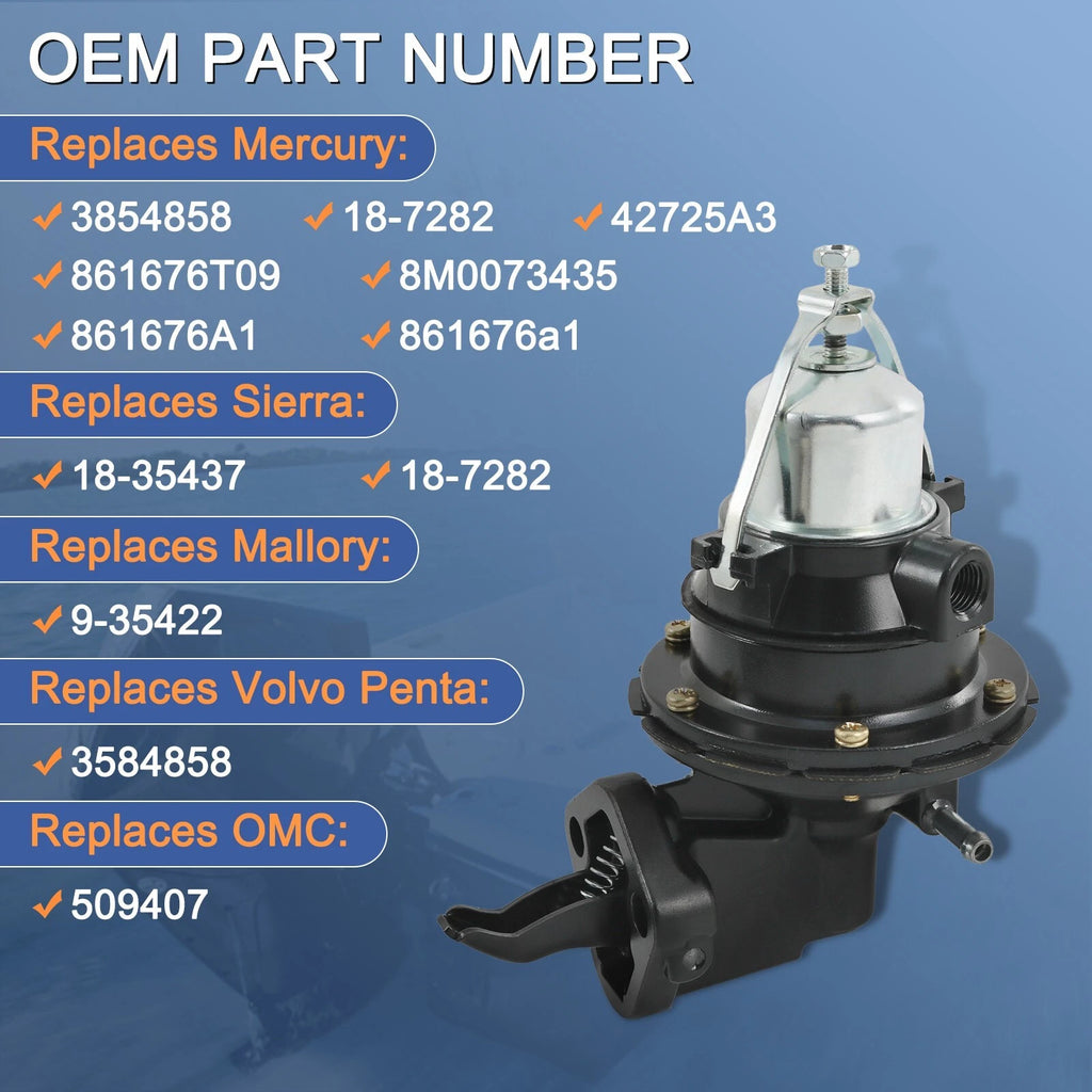 Fuel Pump for MerCruiser 3.0, 2.5