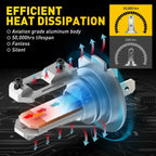 AUXITO LED Headlight Bulbs Kit for VW Tiguan (2018–2021)