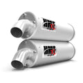 HMF Titan XL Dual Slip On Exhaust for Polaris RZR XP Turbo (2016–2023)