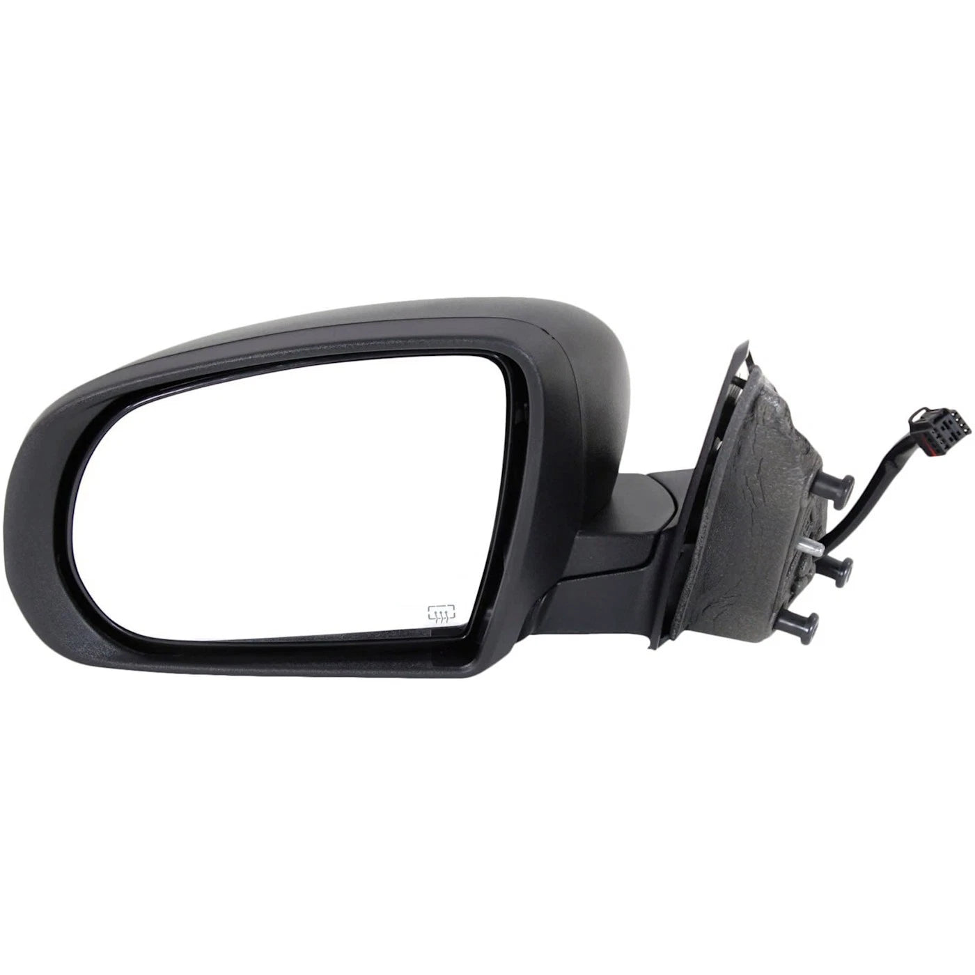 Set of 2 Heated Mirrors for Jeep Cherokee (2014–2018) Textured Black