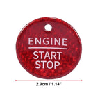 Engine Start Stop Button Switch Cover Red for Ford Focus Mondeo Taurus Edge (2012–2020) 747709929330