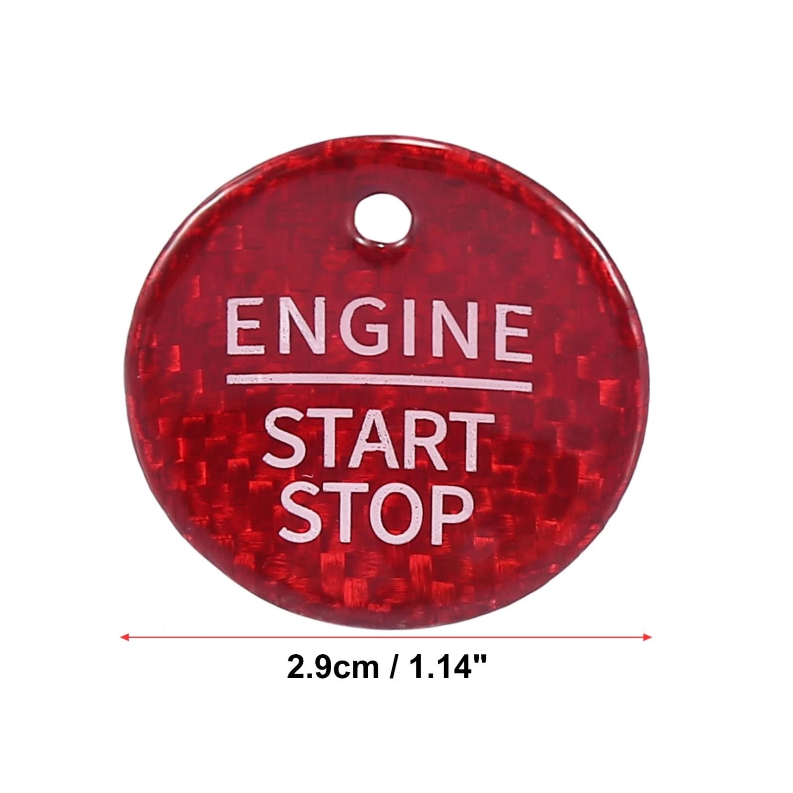 Engine Start Stop Button Switch Cover Red for Ford Focus Mondeo Taurus Edge (2012–2020) 747709929330