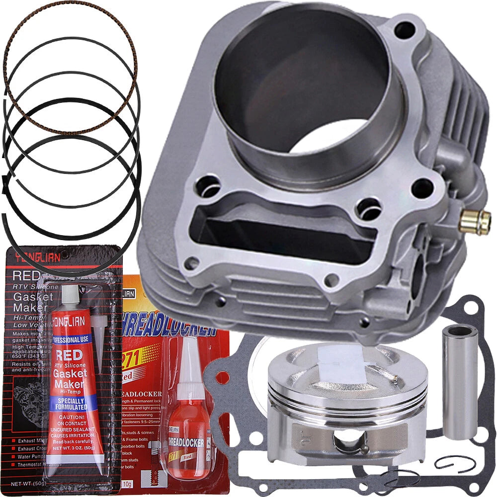 330cc 80mm Bore Cylinder Piston Gaskets Kit for Honda Sportrax TRX300EX (1993–2008)
