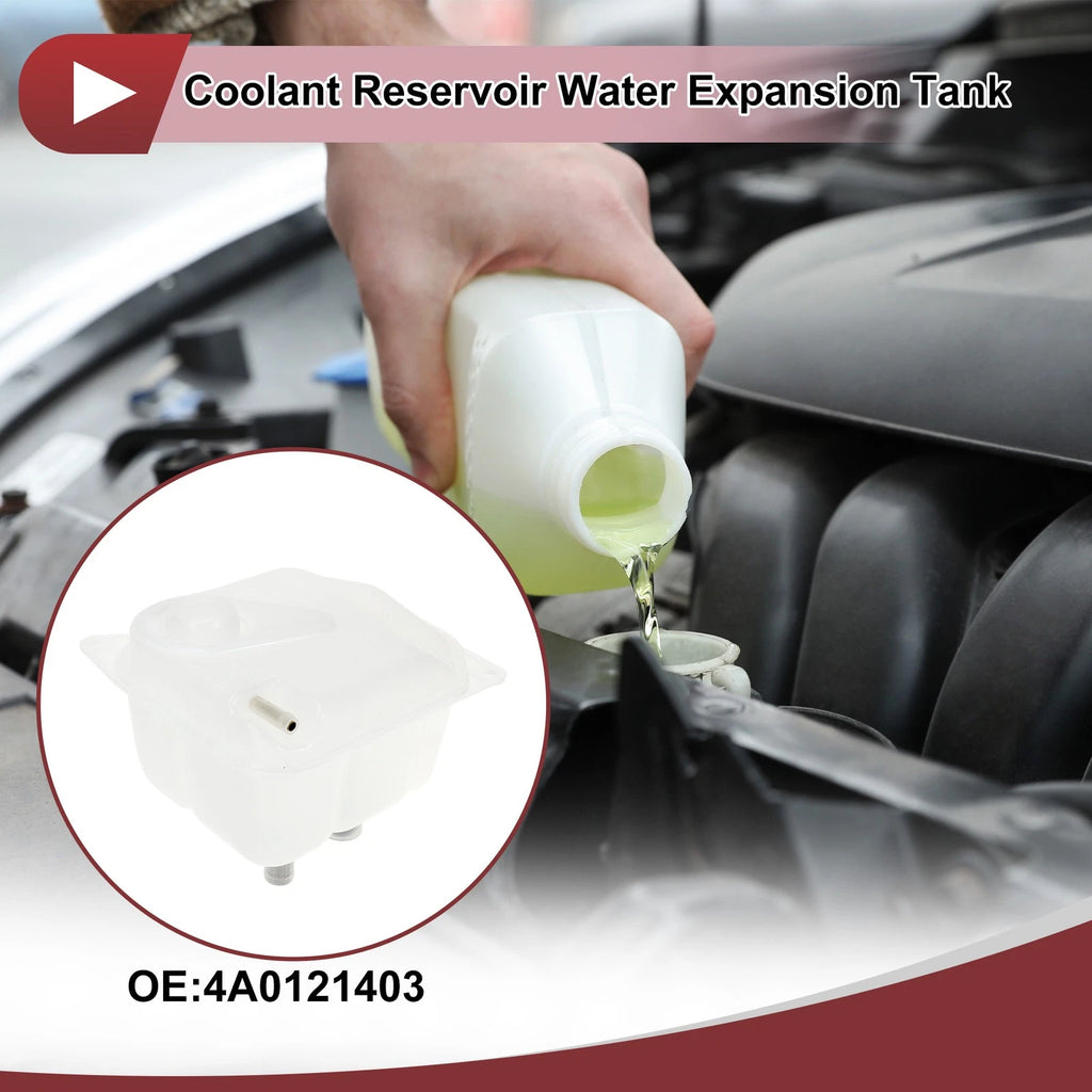 Coolant Expansion Overflow Tank No. 4A0121403 for Audi 100 Quattro (1992–1994)