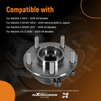 5-Lug Front Wheel Hub & Bearing for Mazda 3 (2014–2018)