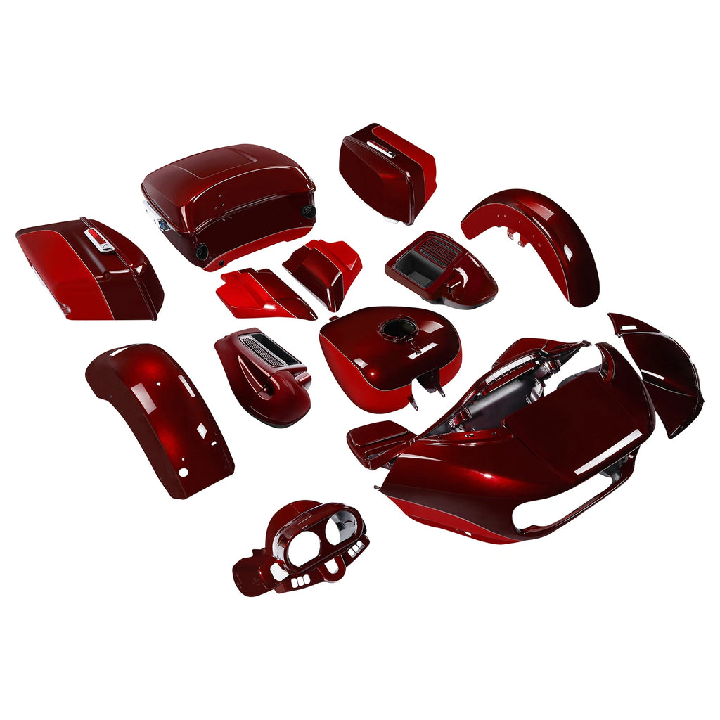 Fairings for Harley Road Glide (2015) Mysterious Red Sunglo/Velocity Red Sunglo