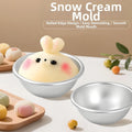 Round Aluminum Alloy Mold for Snow Skin Mooncake and Pudding Baking