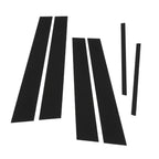 Door Cover Panel Trim for Dodge Charger (2011–2021) Black Pillar Posts