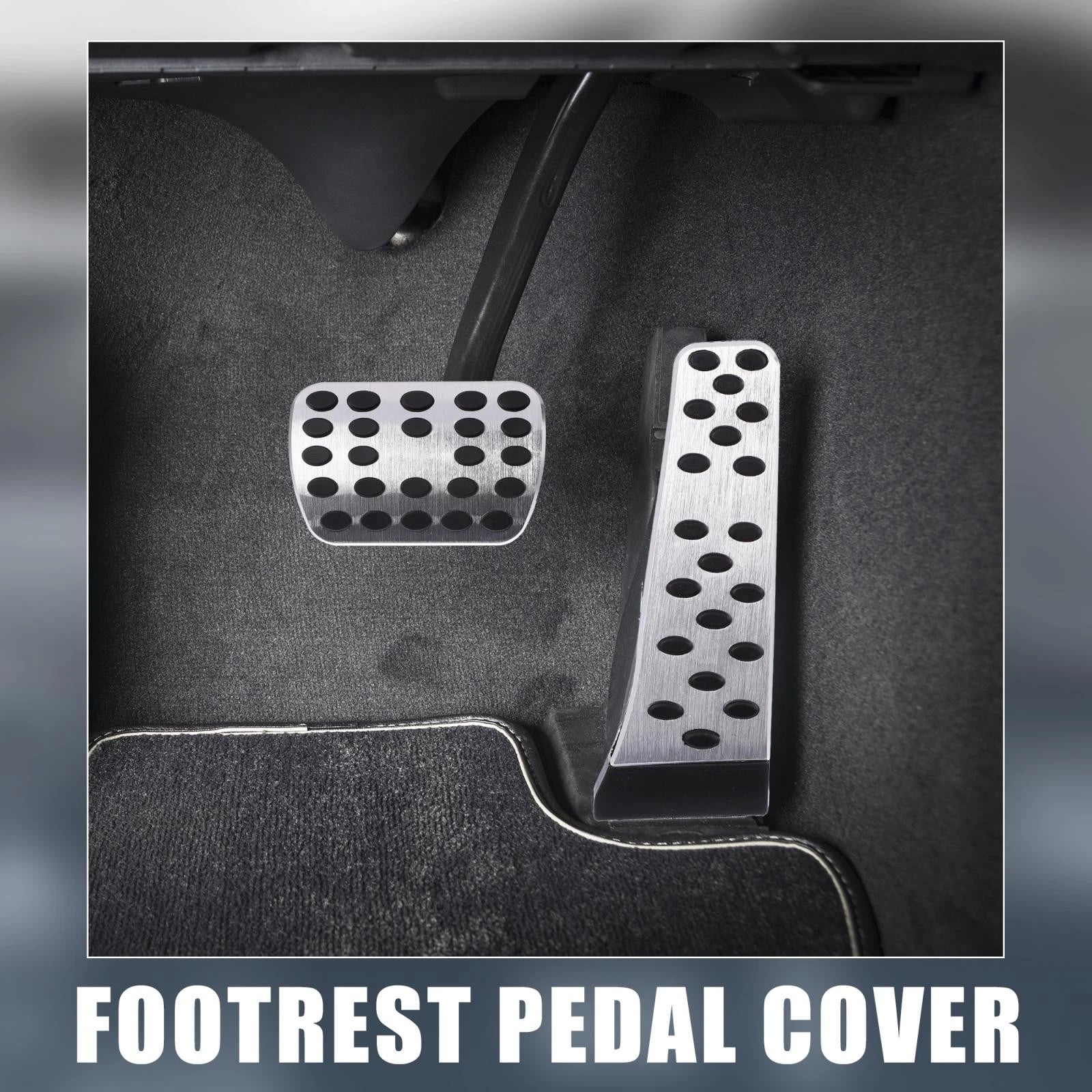 2pcs Gas Brake Pedal Pad Cover for Mercedes-Benz C E S GLC GLE (2010–2023)