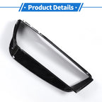 1 Pc Headlight Lens Cover for Audi Q5 (2018–2020) Black