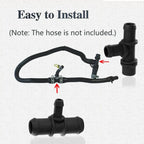 HVAC Heater Hose Tee Connector for Ford Transit Connect (2010-2023)