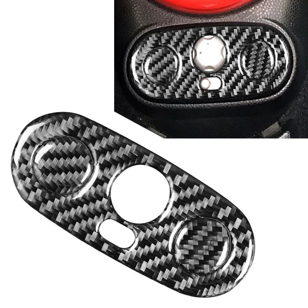 Carbon Fiber Side Mirror Adjust Buttons Trim for Mini Cooper (2005-2006)