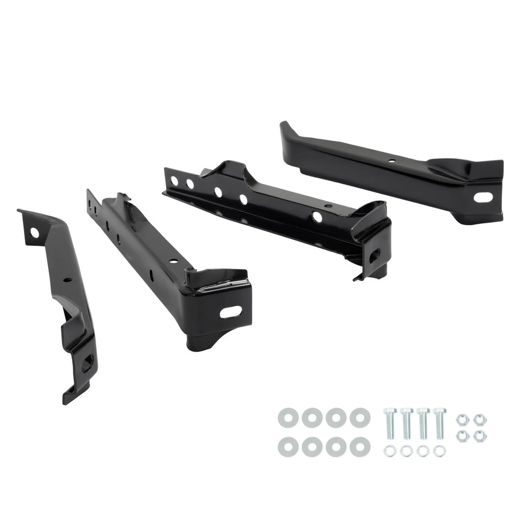 Set of 4 Rear Bumper Bracket Kit with Bolts for Chevy GMC C10 (1967–1972)
