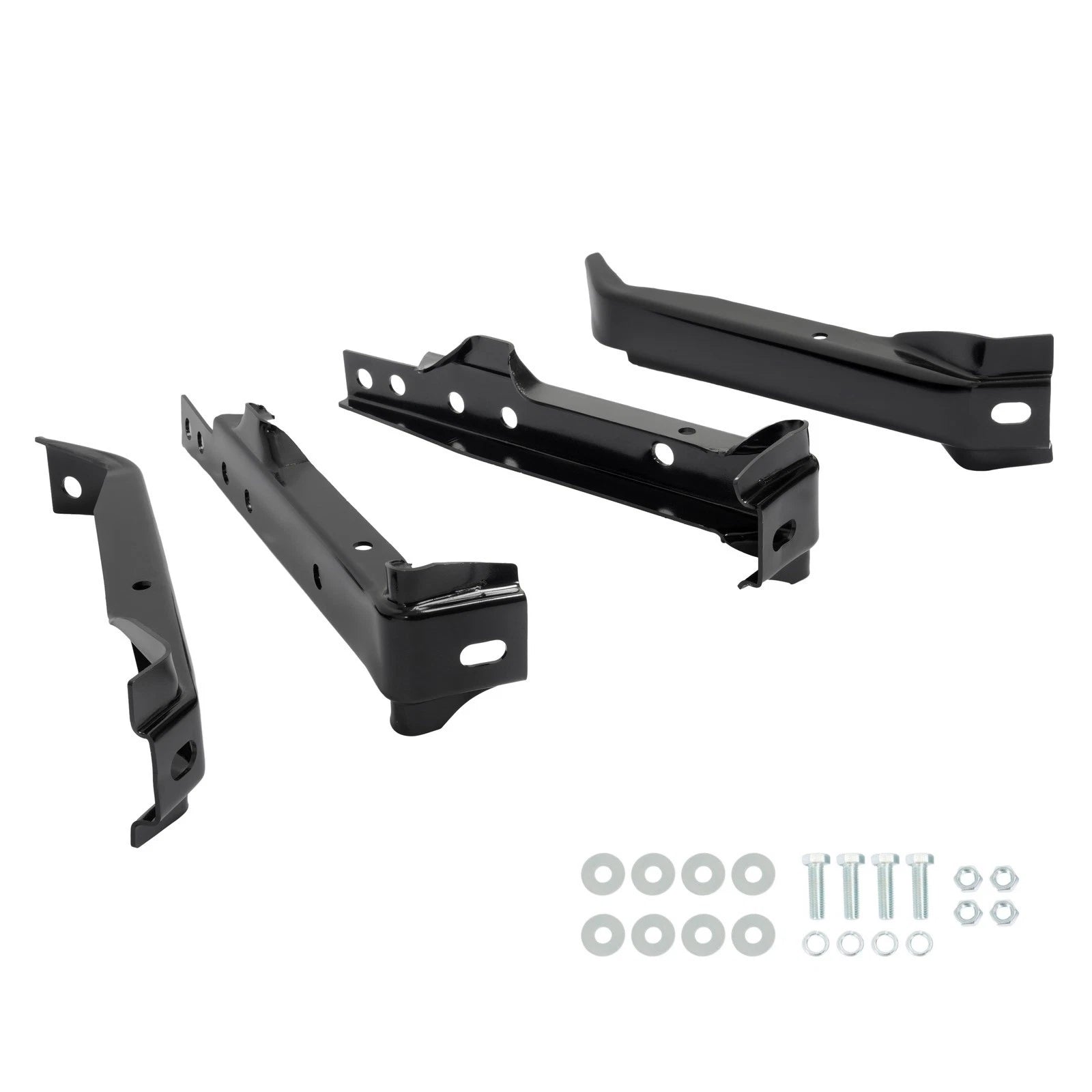 Set of 4 Rear Bumper Bracket Kit with Bolts for Chevy GMC C10 (1967–1972)