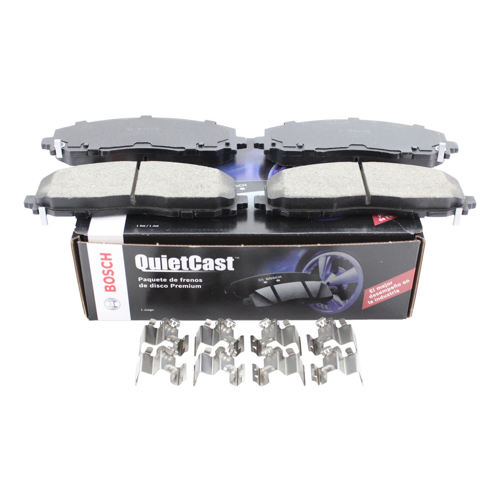 Set of 4 Bosch QuietCast Front Ceramic Brake Pads for Chrysler Dodge VW