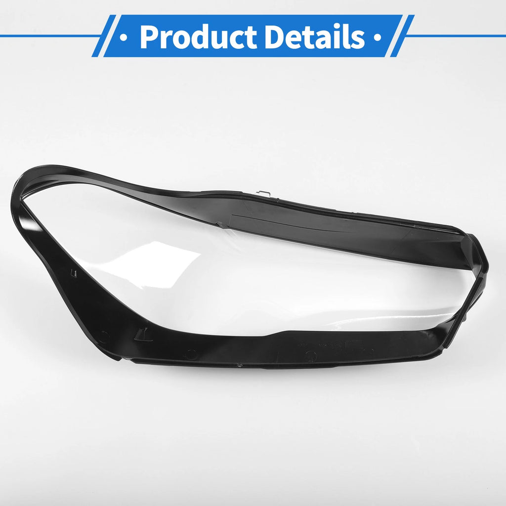 1 Pcs Headlight Lens Cover for BMW X5 G05/X6 (2019–2021) PC Clear