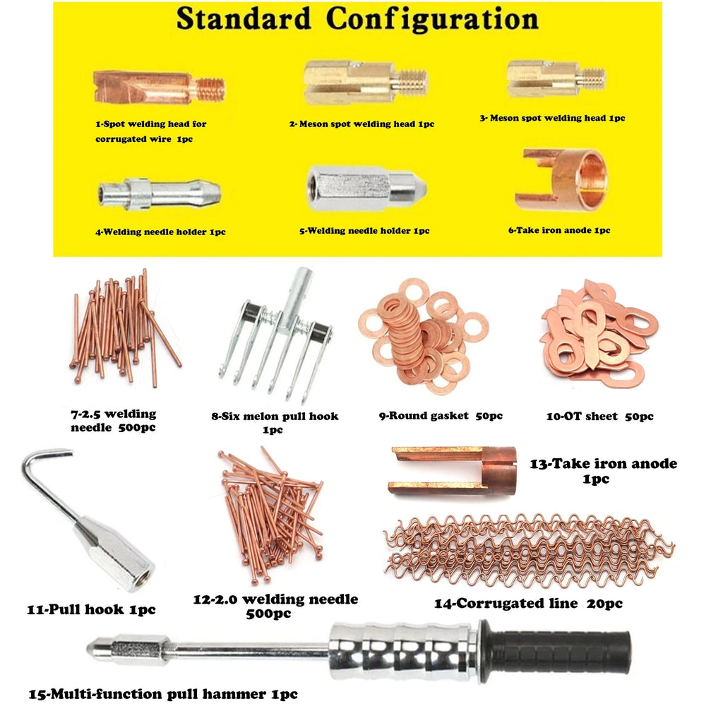 Spot Stud Dent Welder Kit for Car (1600A, 110V)