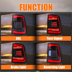 Sequential LED Turn Signal Tail Lights for Dodge Ram 1500 2500 3500 (2009–2018)