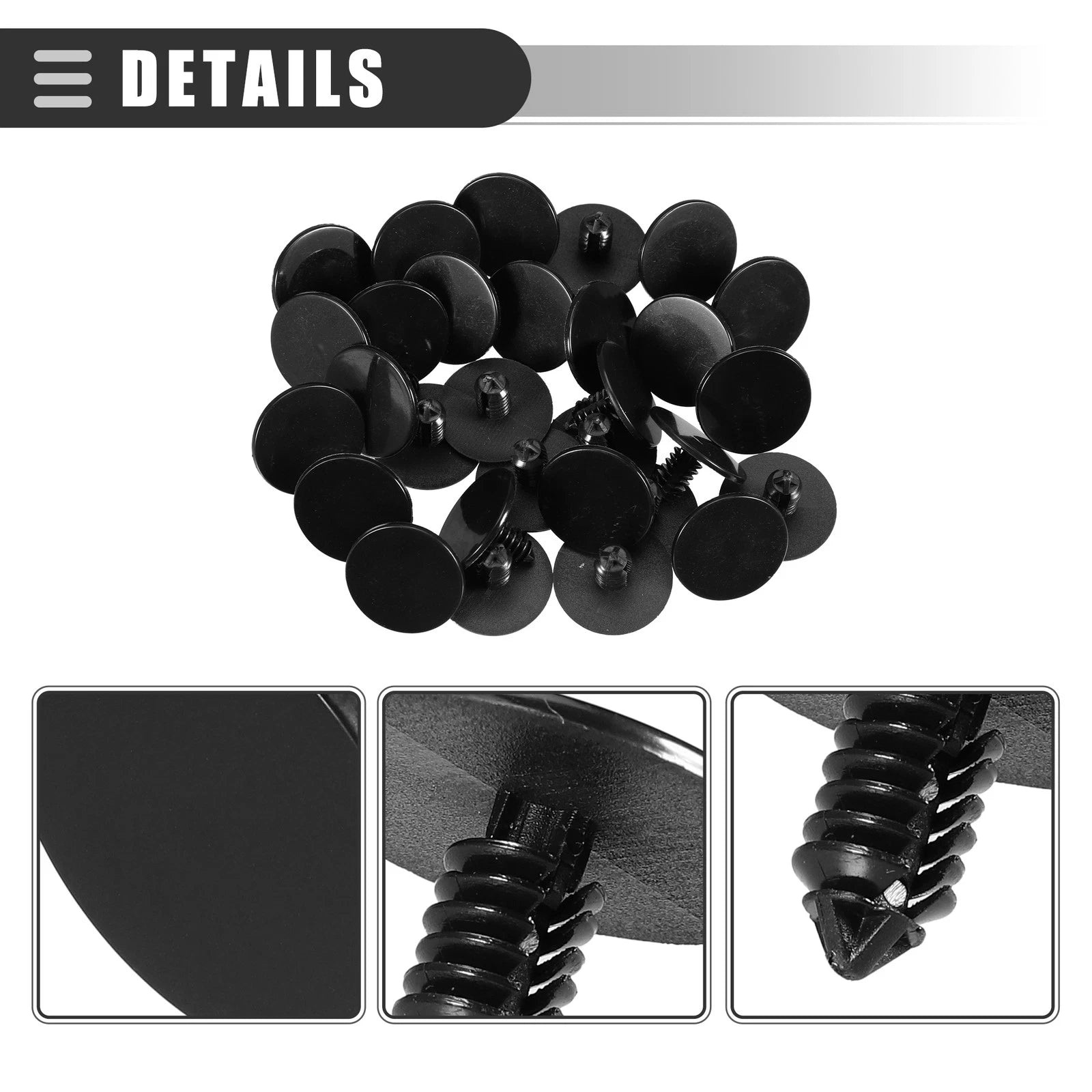 30 Pcs Headliner Hood Insulator Retainer Push Pin Clip for Dodge 
