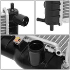 Aluminum Core Cooling Radiator for Daewoo Lanos (1999–2002) DPI 2386