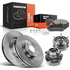 Front Disc Brake Rotors & Pads Set for Nissan Maxima (2000–2003)