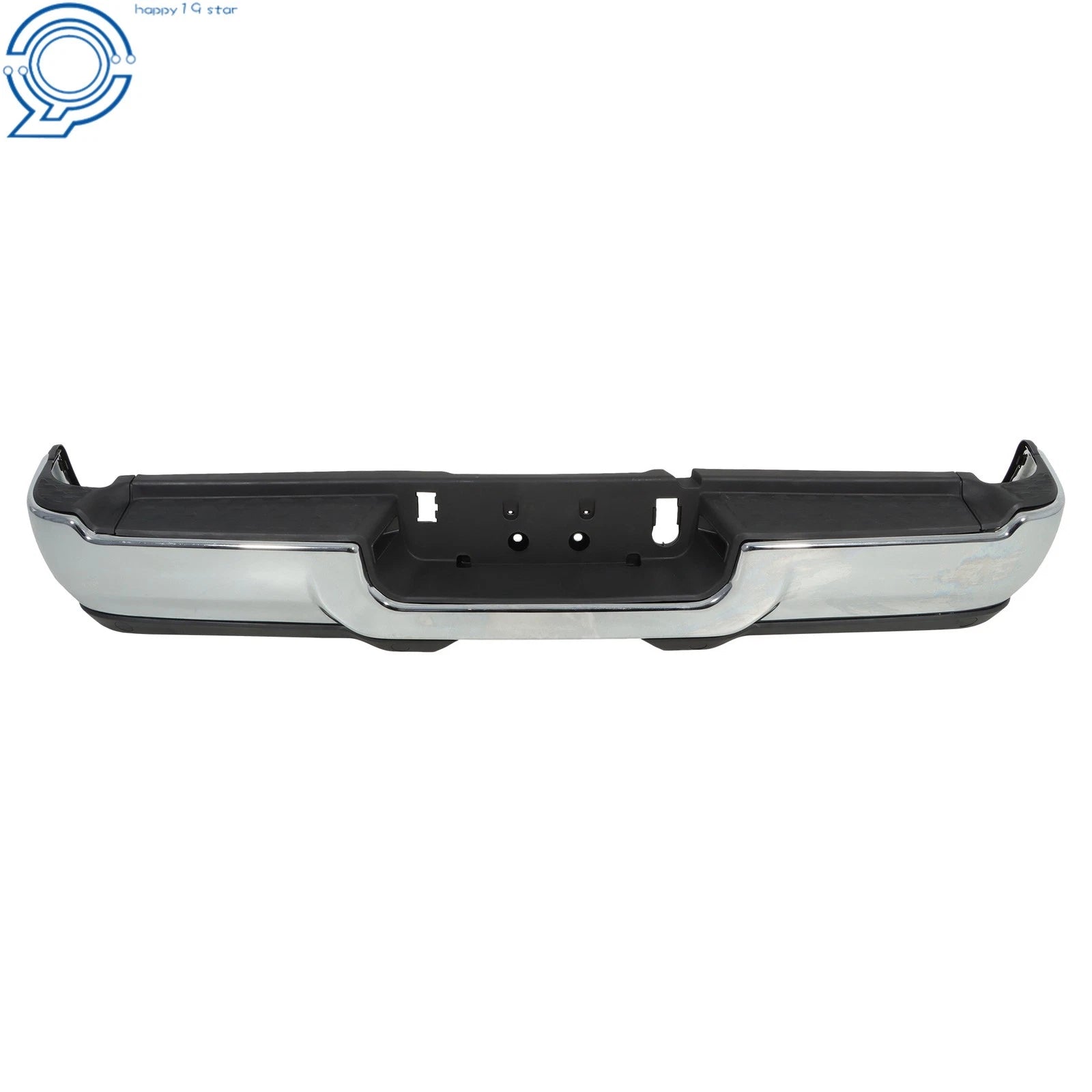Rear Step Bumper Assembly Chrome Steel for RAM 2500 3500 Pickup (2019–2024)