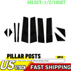 Set of 4 Window Pillar Post Molding Covers for Mazda 3 Axela (2014–2018)