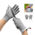 4 Pair Cut Resistant Gloves Level 5 Protection Food Grade