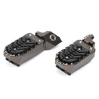 Wide Foot Pegs Pedals Rest Brown for BMW R1200GS R1250GS (2013-2023)