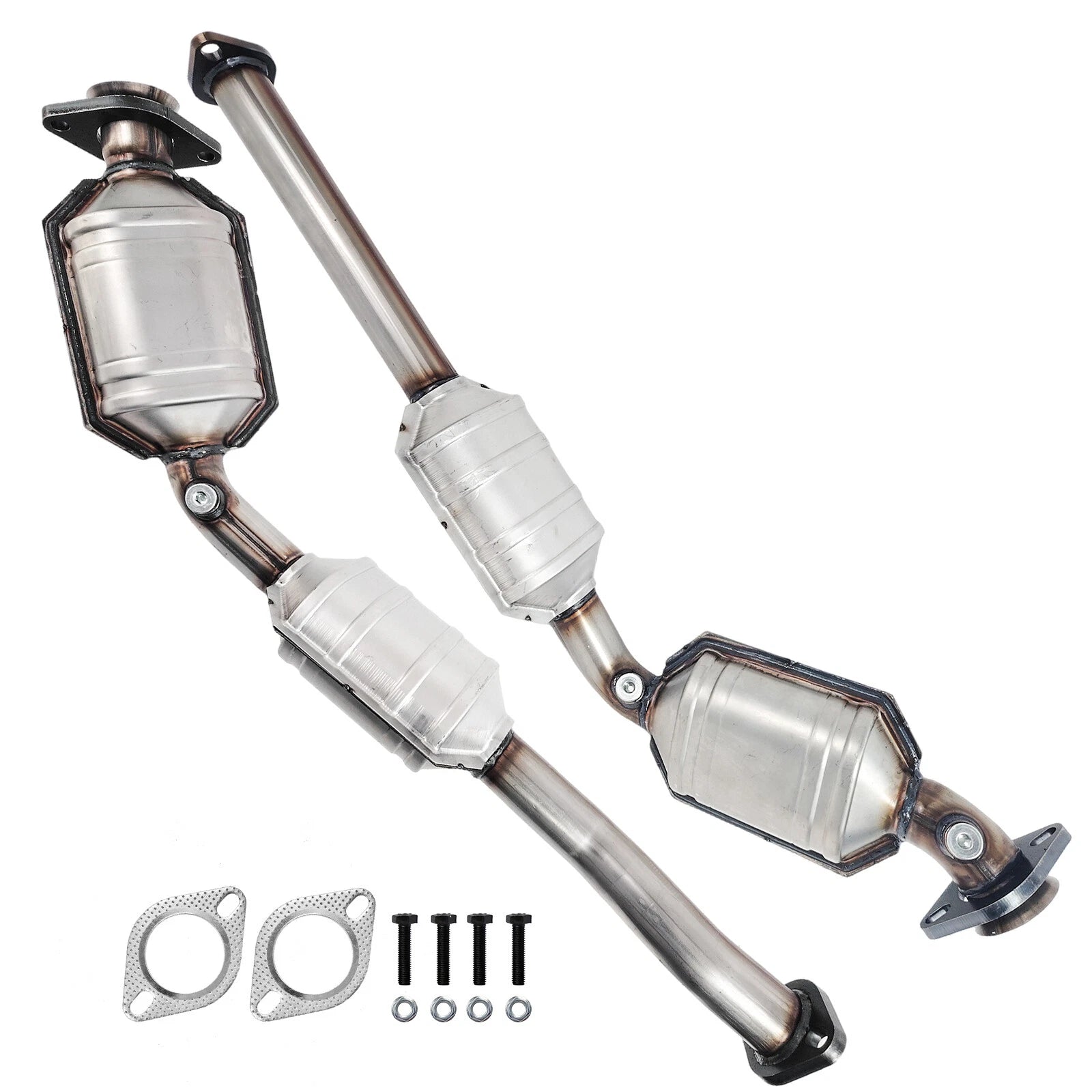 Set of 2 Highflow Catalytic Converters for Ford Crown Victoria (2002–2011)