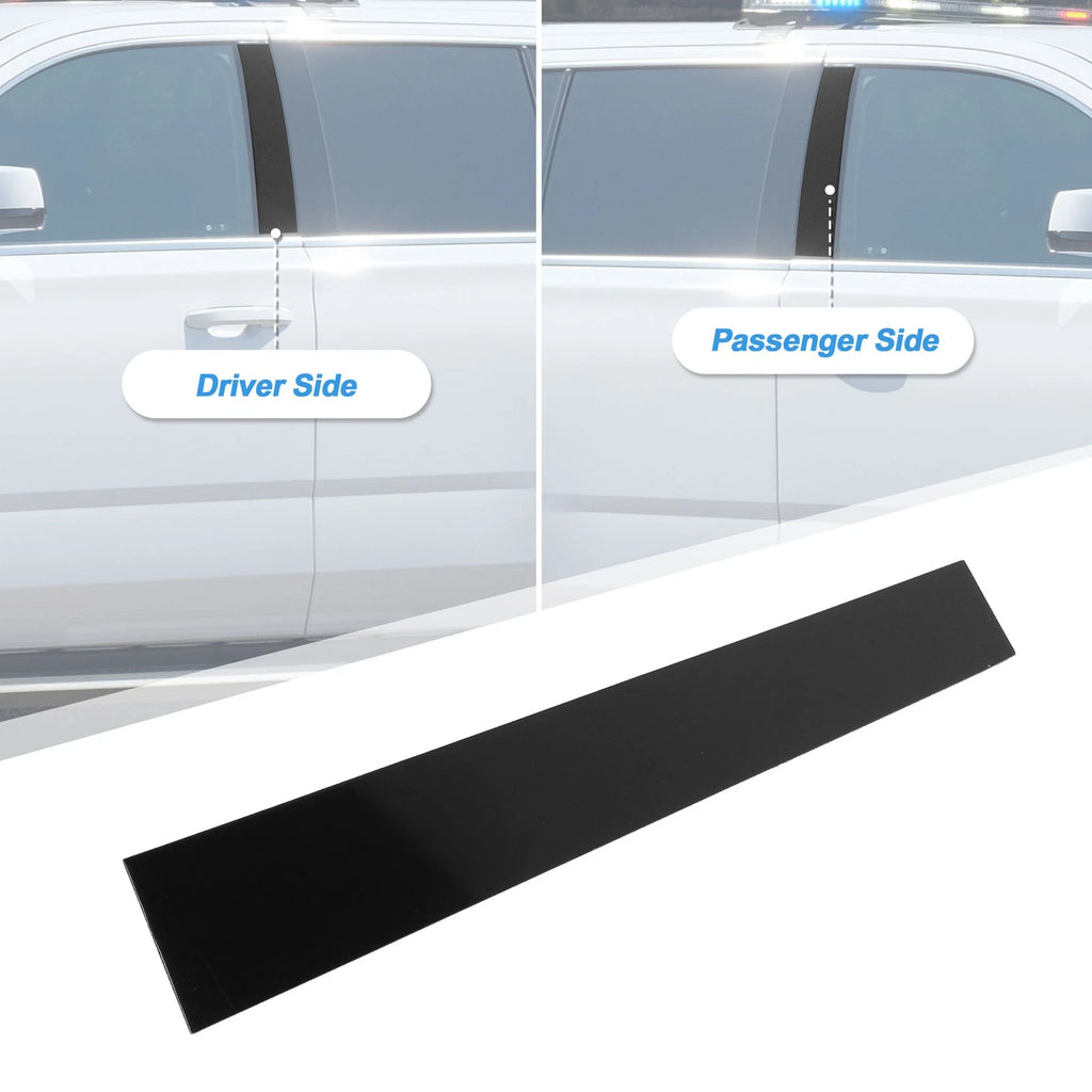 8 Pcs Windshield B Pillar Trim Garnish for Nissan Rogue (2014–2020) Black
