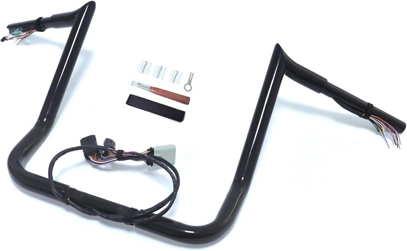 14" Prewired Handlebar for Harley Street Glide/Electra Glide/Ultra (2008–2013)