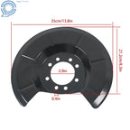 2X Rear Brake Dust Shields for Mazda 3 (2004-2015)