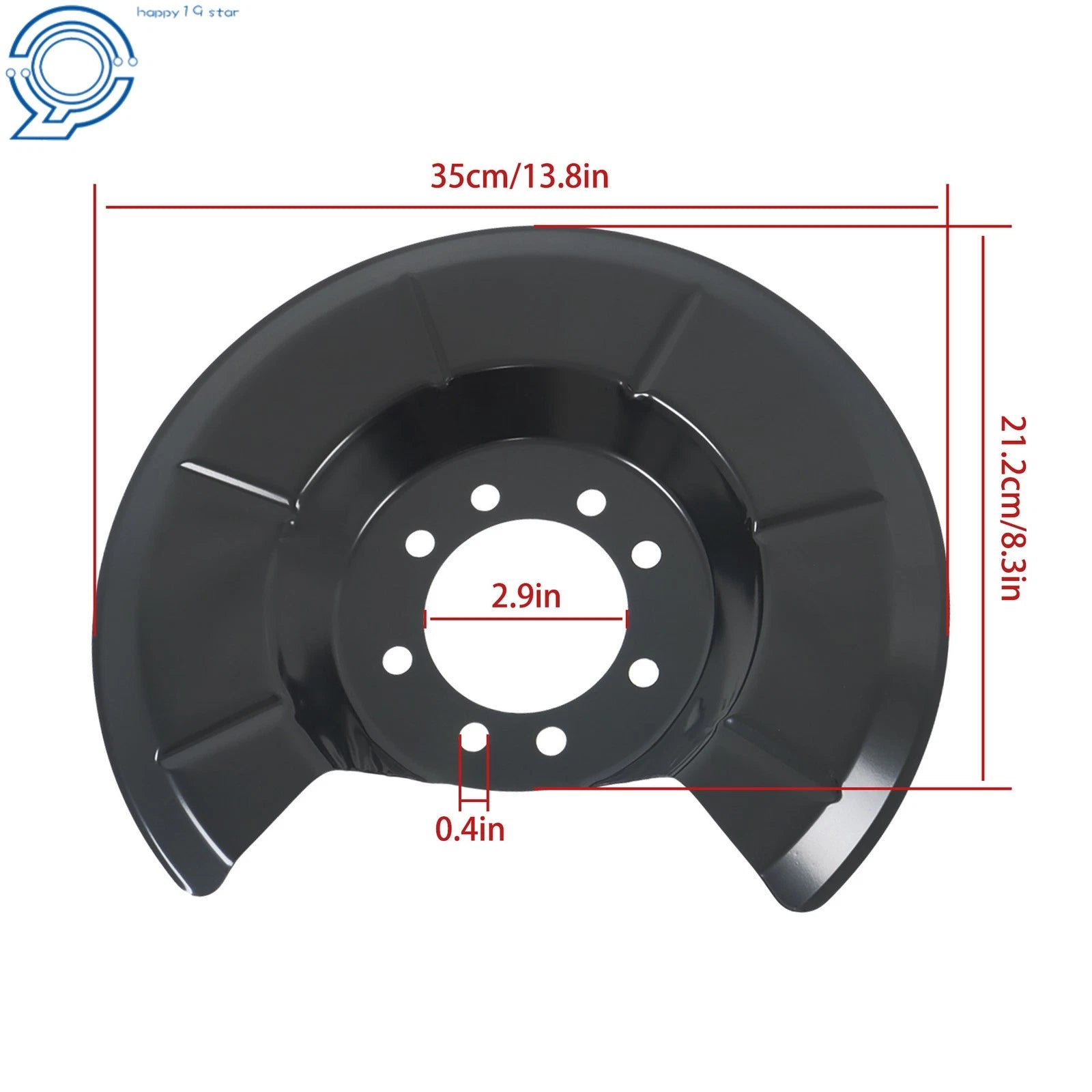 2X Rear Brake Dust Shields for Mazda 3 (2004-2015)