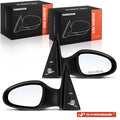 2X Heated Black Manual Mirrors for Nissan Altima (2002–2006)