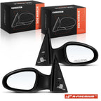 2X Heated Black Manual Mirrors for Nissan Altima (2002–2006)