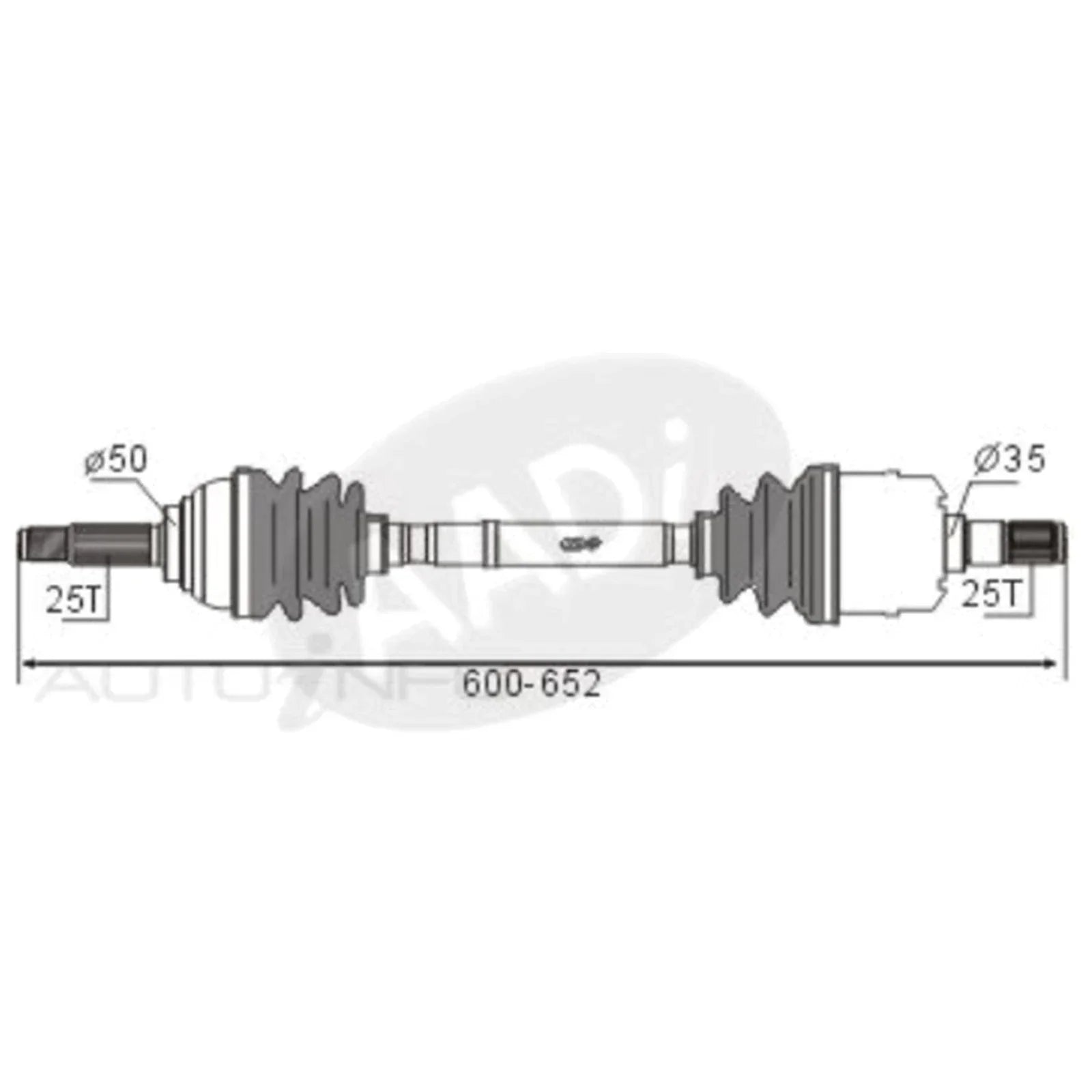 RH CV Shaft for Mitsubishi Magna TM TN TP (1985 - 1991)