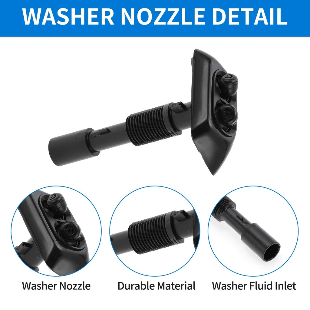 Front Left Headlight Washer Nozzle for BMW 740iL 740i 1995–2001 No. 61678370559