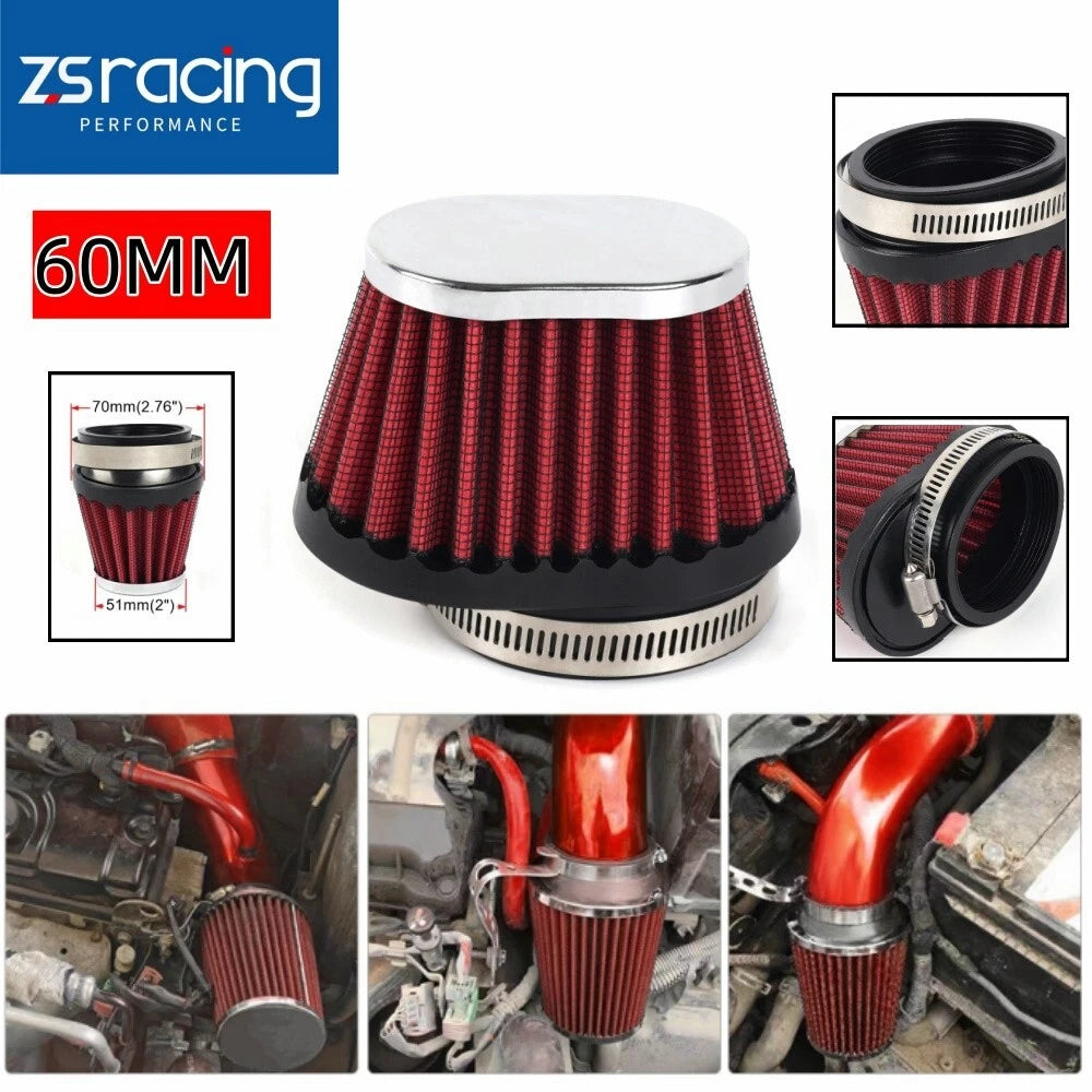 60mm High Flow Air Filter for Motocross Scooter