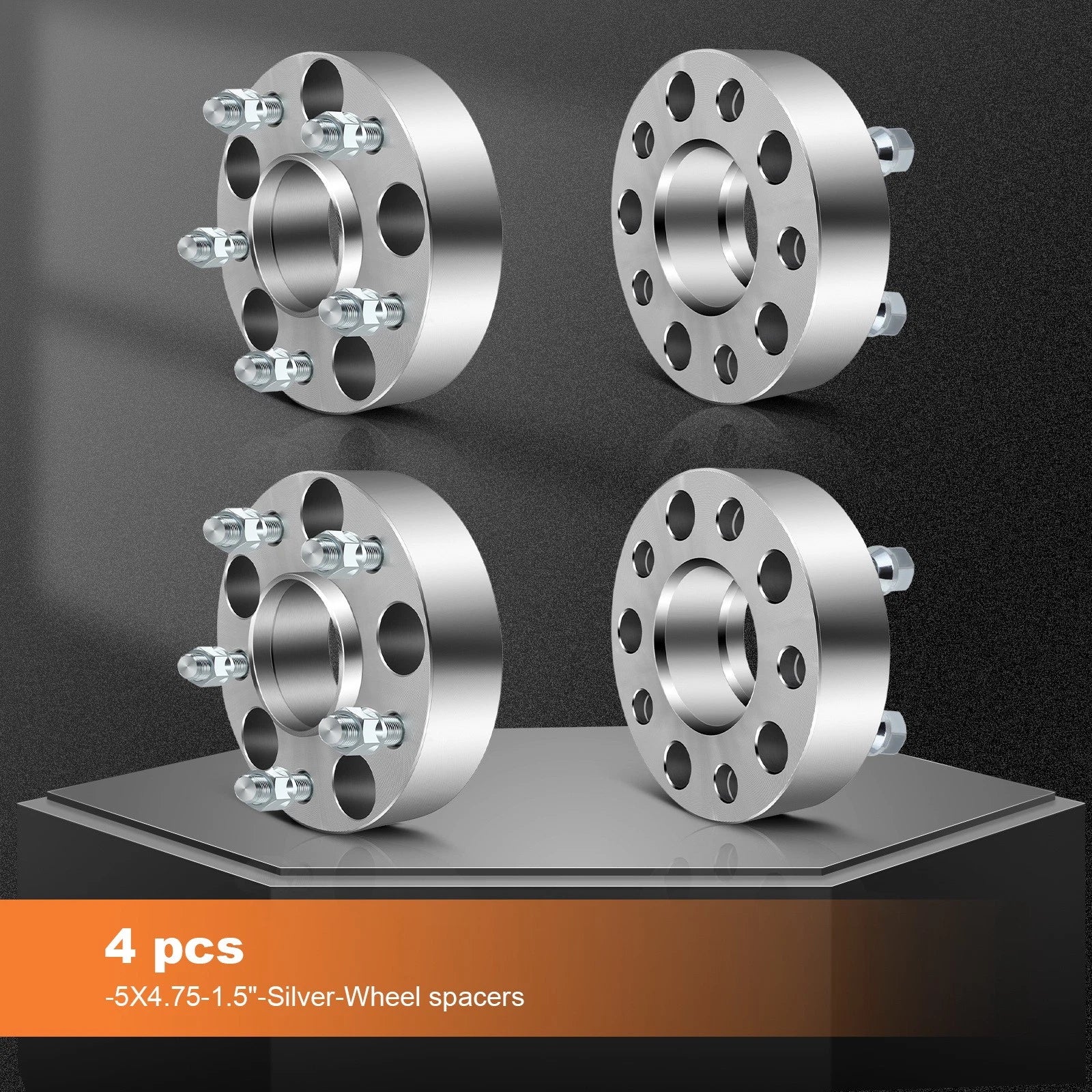 4X 1.5" Hubcentric Wheel Spacers 5x4.75 12x1.5 for Chevrolet Corvette Camaro
