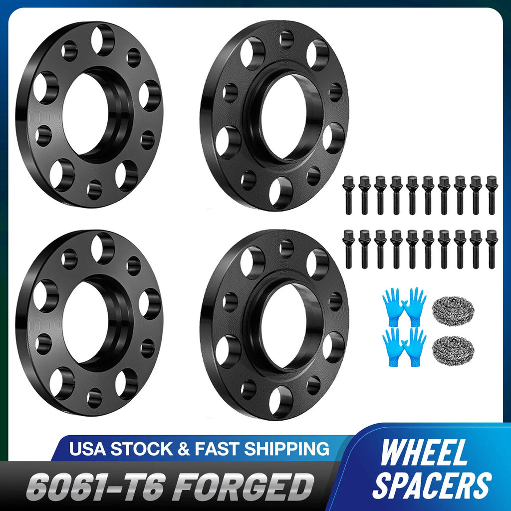 Set of 4 Hubcentric Wheel Spacers 15mm 5x120 12x1.5 for BMW E36 Z4 M3