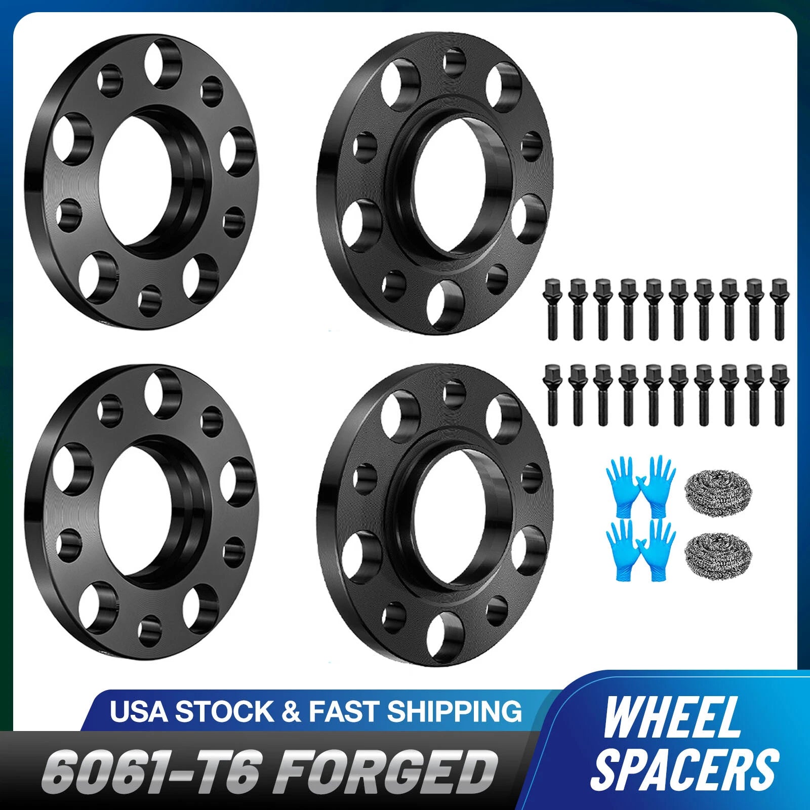 Set of 4 Hubcentric Wheel Spacers 15mm 5x120 12x1.5 for BMW E36 Z4 M3